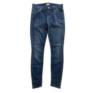 Mother The Looker Sea of Secrets Blue Skinny Jeans | Size 29